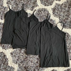 Felina Tank Tops: Set of 4 Black 🖤 Sz Small